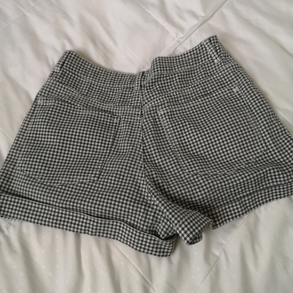 Zara high  waisted checkered shorts - Picture 4 of 7